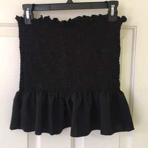 Black tube top